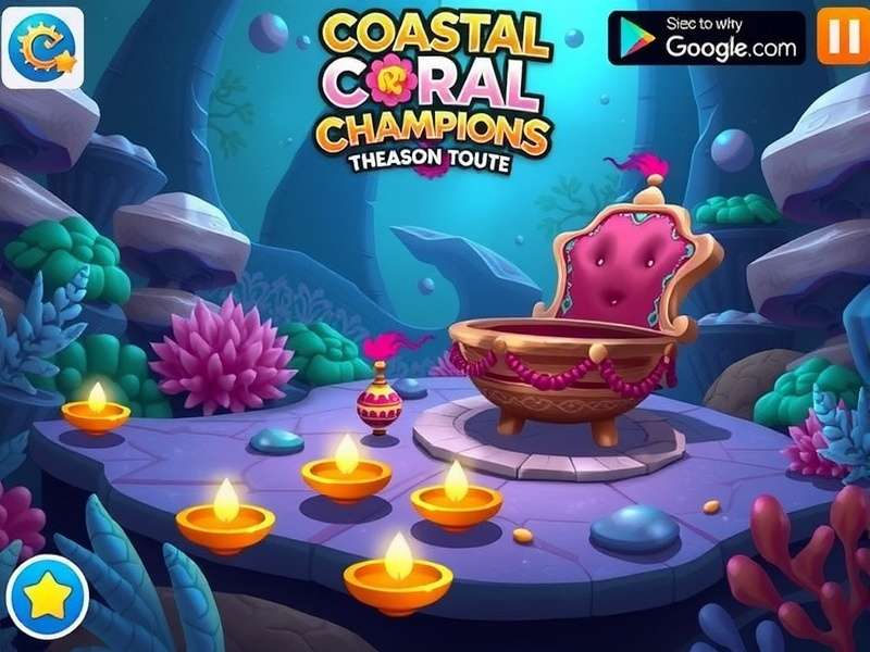 Coastal Coral Champions Gameplay Screenshot